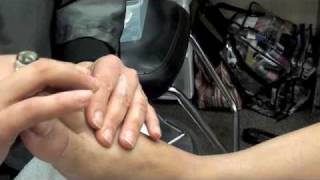 .Pedicure Procedure; Same As Used At State Board And In Nail Shops