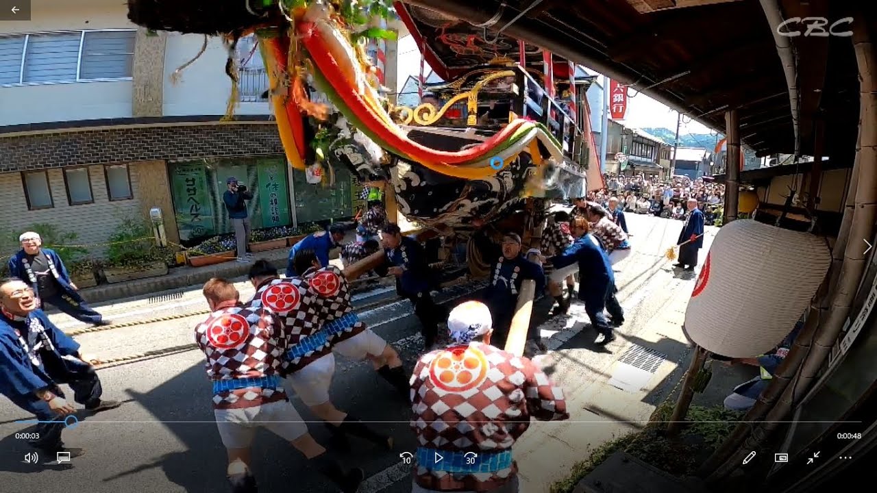 激突寸前】岐阜県八百津だんじり祭り！重さ4トン大回転！別名けんか