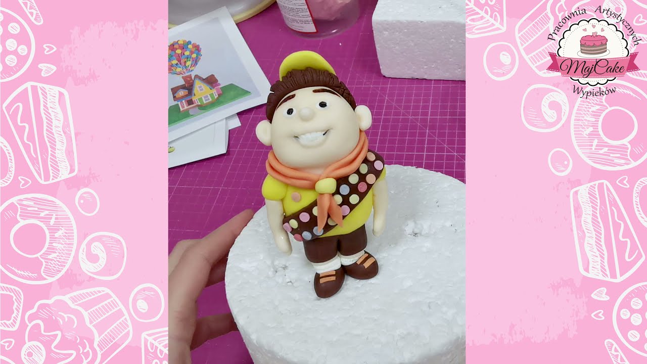 Russell from Up Movie - Fondant Topper | Figurka Russell'a z filmu Odlot | PART 2 ♥️ MajCake