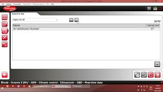 Delphi Ds150 - Skoda Octavia 2 facelift - Climatronic - Real Time Data