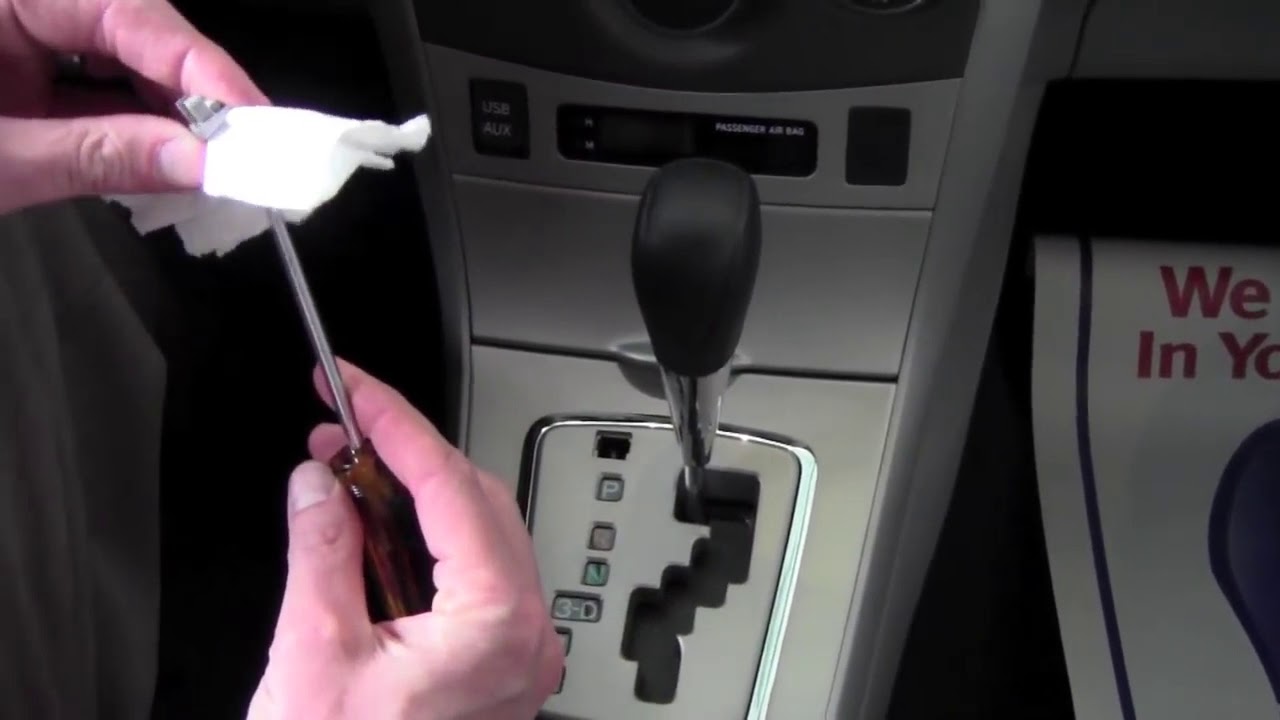 2011 Toyota Corolla Shift Lock Release How To by Toyota City