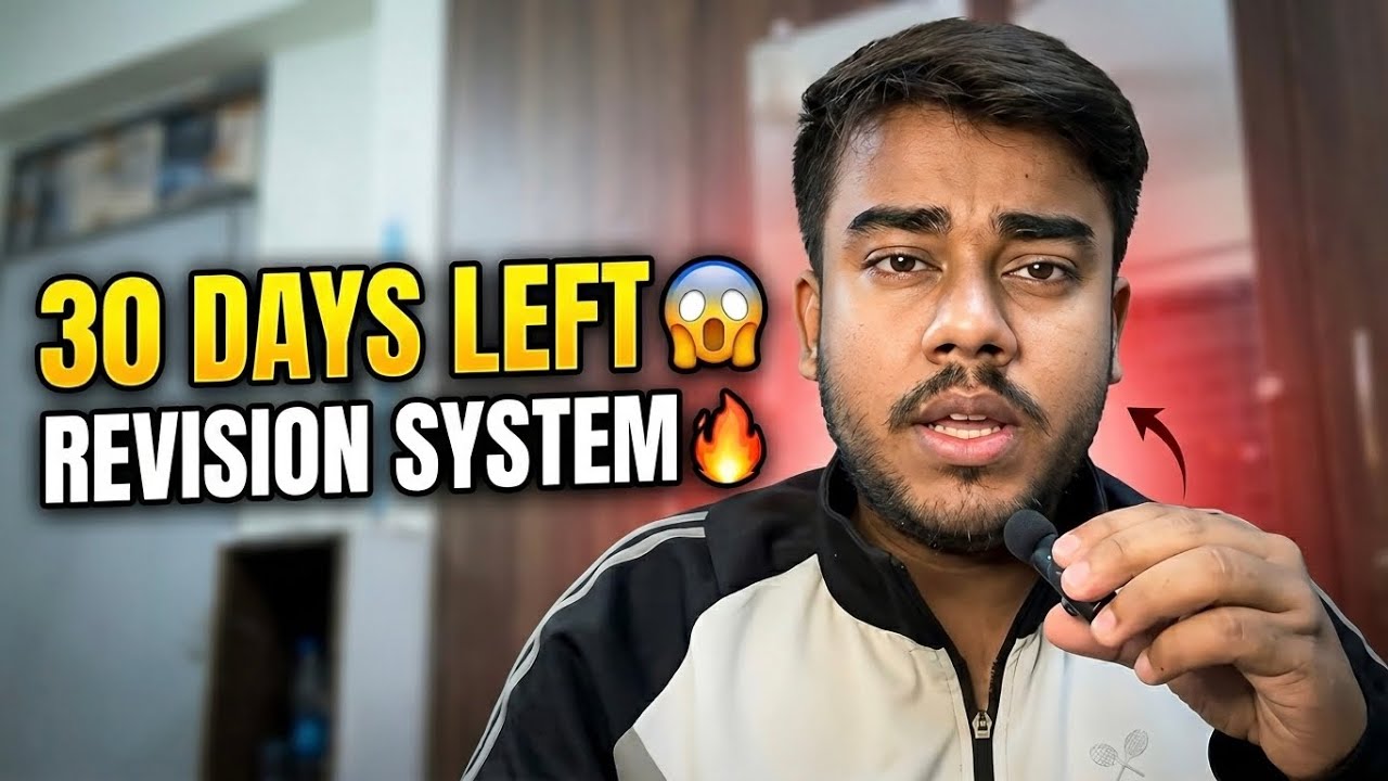 How to Revise in Last 30 Days for NEET 2026 🔥 (AIIMS Student Guide ...