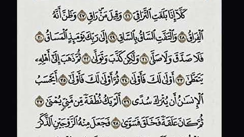 سورة القيامة القارئ عبد العزيز   الفقيه