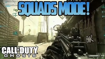 Call of Duty Ghosts NEW "SQUADS" MODE EXPLAINED! (Survival, Squad vs Squad, Safeguard, Wargame)