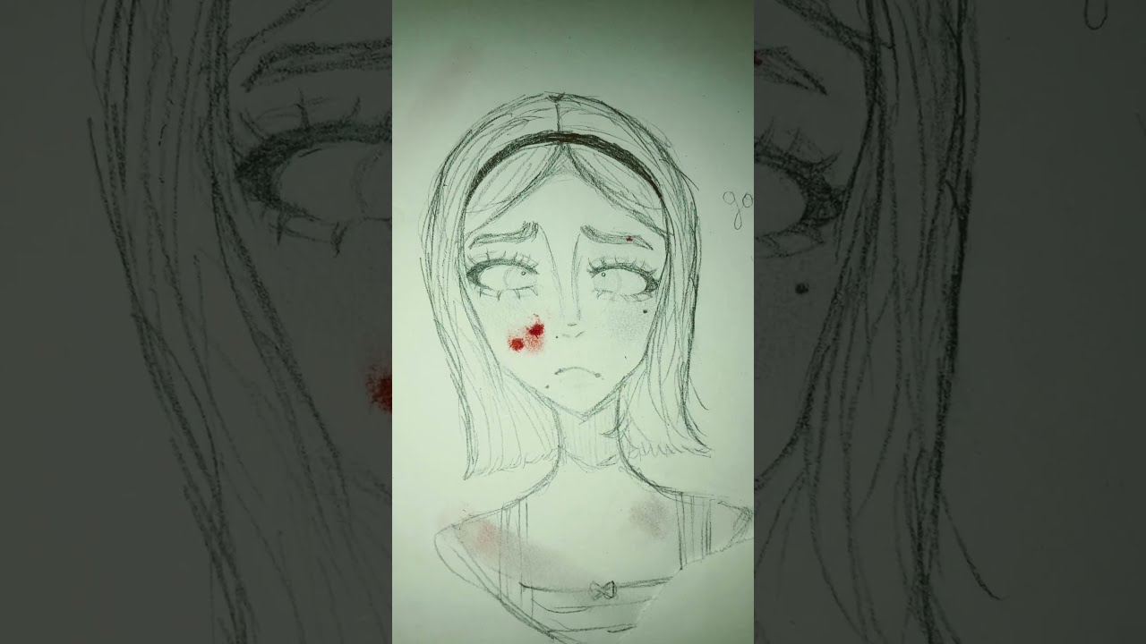 How to make blood splats๐ฉธ๐#drawing #diy #tutorial #paper #traditionalart #shorts #art #blood ๐๐