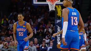Oklahoma City Thunder Top Plays vs. Denver Nuggets | NBA Preseason | October 3, 2022