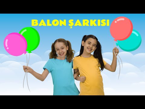 Renkli Balonlar ile Renkleri Öğreniyorum - Balon Şarkısı Eğitici Çocuk Şarkıları