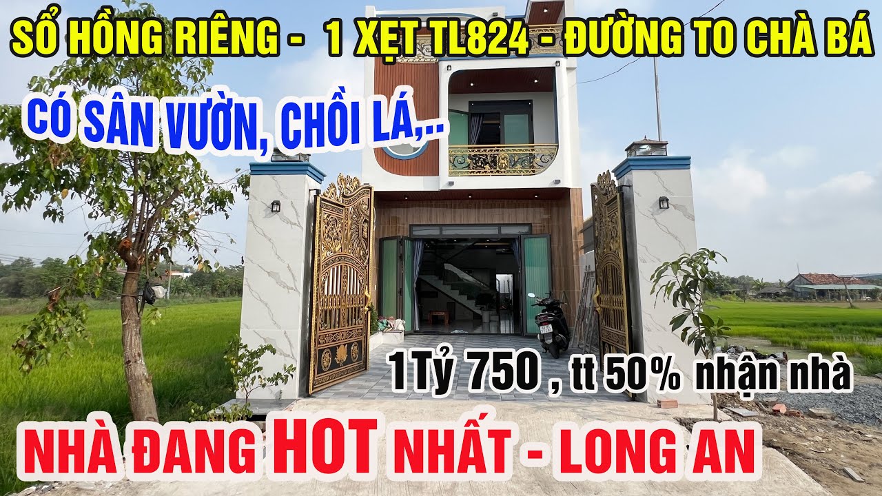 NHÀ VỊ TRÍ ĐẸP KHỎI CHÊ, Ở MÀ KINH DOANH ĐƯỢC, SÂN VƯỜN THOÁNG MÁT GẦN TỈNH LỘ 824 | Hằng Bán Đất