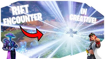 How to Make a *RIFT ENCOUNTER* In Fortnite Creative!