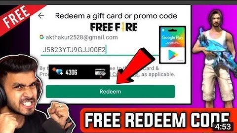 Free Fire Free Unlimited Redeem Code 2022 l How To Get Free Redeem Code No App, No Paytm l Free Fire