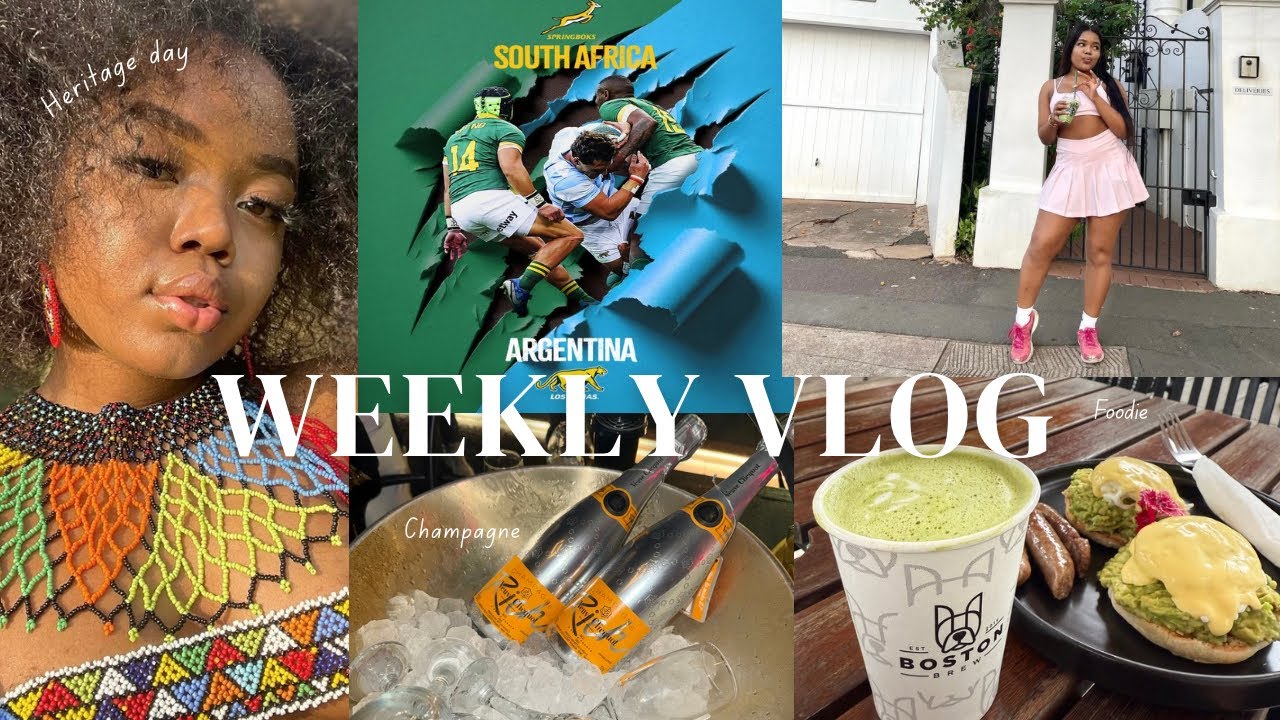 Weekly Vlog | Heritage Day | Rugby Game | Fun times with the Gworls