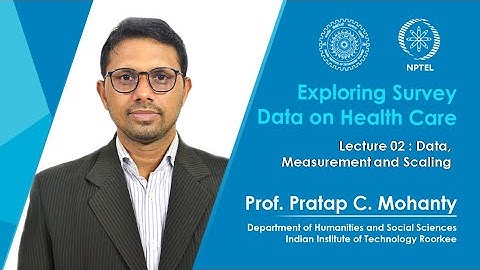 Lecture 02: Data, Measurement and Scaling