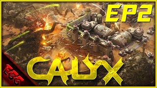 🔴Commanding A Space Mining Crew & Conquering Giant Alien Plants!! | CALYX | Ep2