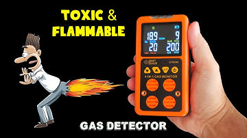 Toxic & Flammable 4-in-1 Gas Monitor Detector (A Must Have!)