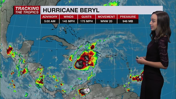 Category 4 Hurricane Beryl nearing Jamaica and Cayman Islands