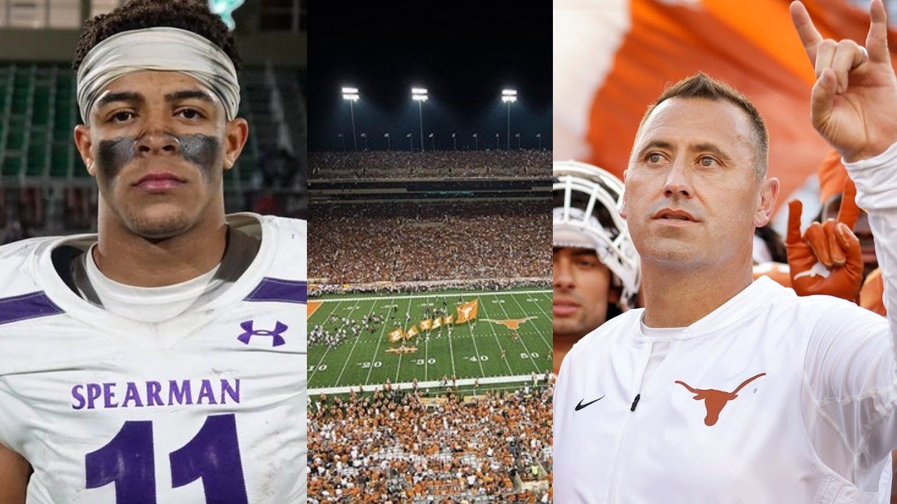 Brenen Thompson WR from Spearman 2022 WR Commit to Texas Longhorns Win Big Sports