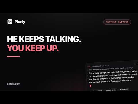 System Audio Lecture Capture: Live Captions and Pluely's Answers While the Professor Talks
