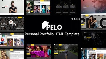 Pelo - Personal Portfolio HTML Template | Themeforest Website Templates and Themes