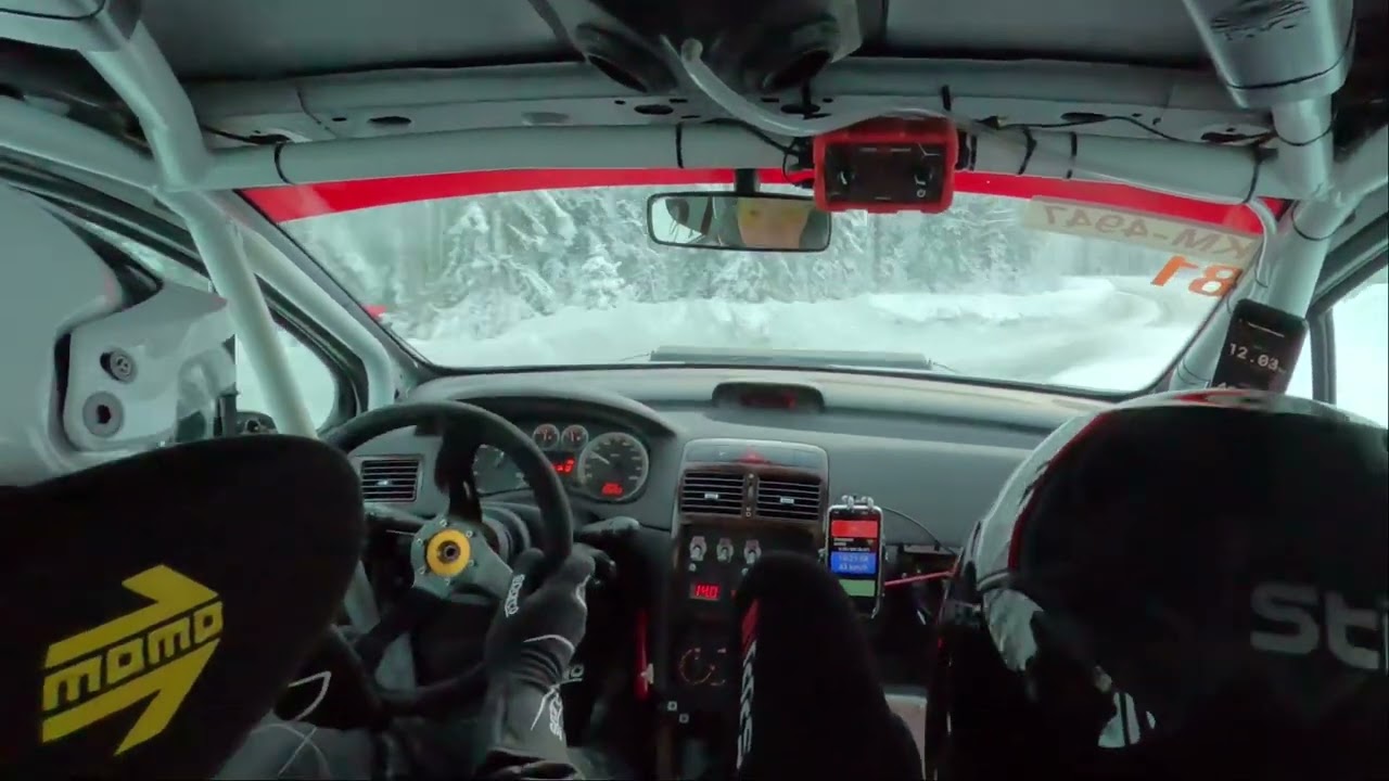 Arctic Lapland Rally 2025 EK7 Siikakämä InCar