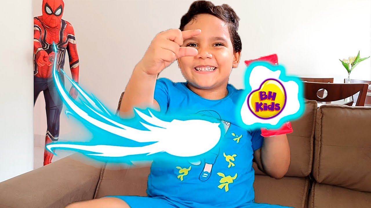 HEALTHY FOOD- COMIDA SAUDÁVEL- COM GUILHERME FILHO e oHomem Aranha (HEALTHY DESSERT)