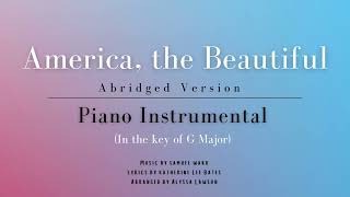America, the Beautiful- Piano Intrumental