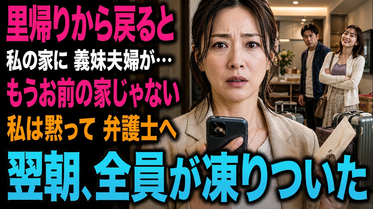母の日に、産後一ヶ月の娘を抱いて、実家から私たちのマンションへ帰った。玄関を開けた瞬間、義母に言われた。 「あなたの居場所は、もうここにはないのよ」...