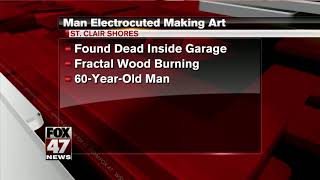 Authorities: Man apparently electrocuted while making art