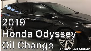 oil honda filter odyssey change