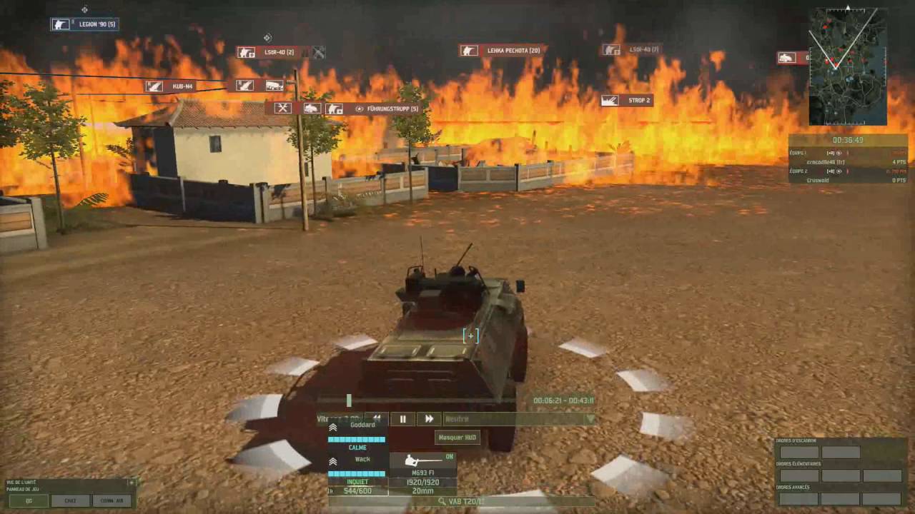 Tournoi: Round 2 Groupe C Cruswald VS Crocodile46