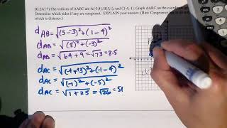 Unit 2 Test: Distance & Midpoint Part 2 #9-11