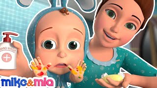 Wash Your Hands Song | Healthy Habits Song For Kids  Mike & Mia