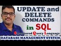 UPDATE & DELETE COMMAMDS IN SQL || UPDATE || DELETE || DML COMMANDS || SQL COMMANDS || SQL || DBMS