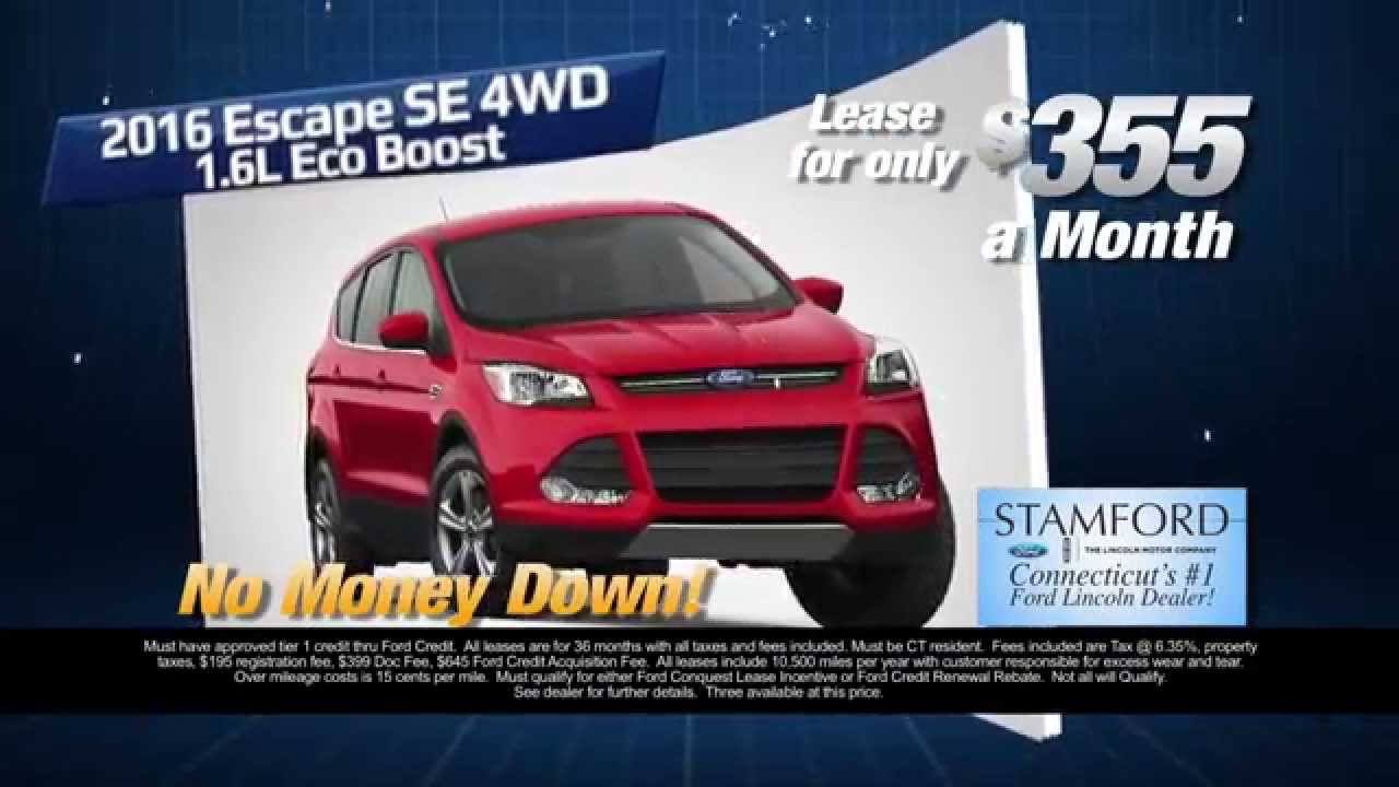 Stamford Ford Real Deal Escape YouTube