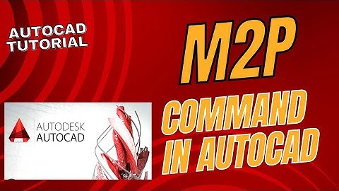 M2P COMMAND AUTOCAD#CENTER LINE#AUTOCAD SHORT CUT KEYS