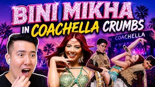BINI MIKHA in COACHELLA CRUMBS TIKTOK COMPILATION | REACTION
