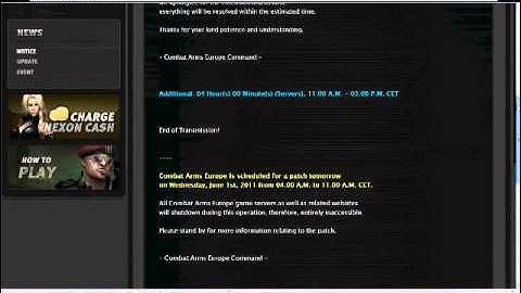 How to fix Combat Arms Error 2, 10060