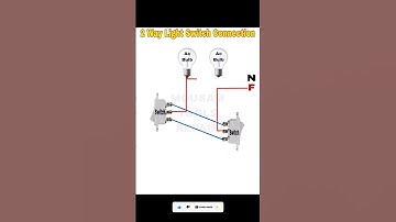 How To install 2 Way Light Switch || #switch#light#bulb#connection#shortviral#viral#viral#wiring
