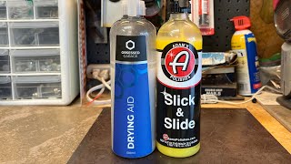 Are they the same product? Adams Slick & Slide, Obsessed Garage Drying Aid