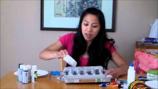 How to start a fire with dryer lint, egg carton & wax! DIY: Fire Starter
