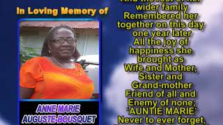 Anne Marie Auguste Bousquet MEMORIAL