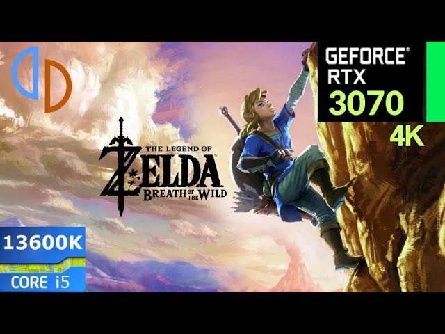 The Legend of Zelda: Breath of the Wild no PC - YUZU - Tradução PTBR -  60fps - R5 5600 + RTX 3070 