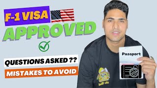 My US F-1 Visa Interview Experience. #f1visainterview #f1visa #f1visainterviewexperience #msinusa