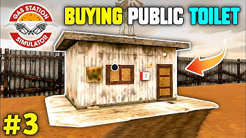 I OPEN PUBLIC TOILET 😜 | GAS STATION JUNKYARD SIMULATOR #3