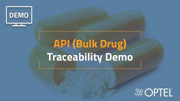 API (Bulk Drug) Traceability Demo: Compliance for the Drugs (Amendment) Rules, 2022
