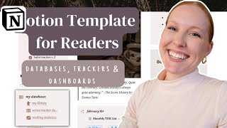 A Reader's ULTIMATE Notion Template | library databases, reading trackers, & dashboard walkthrough screenshot 3
