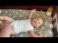 CHANGING GORGEOUS AVA TO A SIMPLE, SWEET BABY GAP OUTFIT. Reborn Baby Juliana by Ping Lau