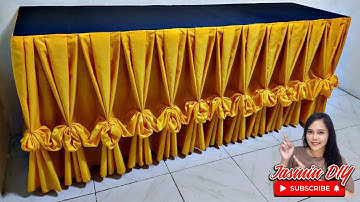 DOUBLE BOX PLEATS / TRIPLE Pleats Design 2 Table Skirting Decor Ideas Perfect for any Occasion
