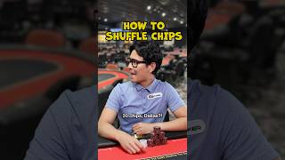 how to shuffle poker chips #poker #sketch #comedy