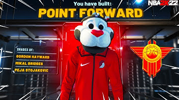 *NEW* META POINT FORWARD with SHARP TAKEOVER is OVERPOWERED on NBA 2K22! BEST REBIRTH BUILD 99 SPEED