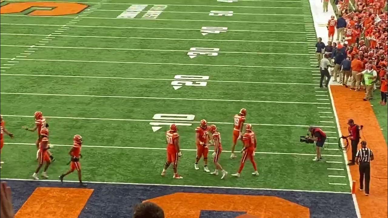 Syracuse VS Purdue Football Syracuse Touchdown 91722 YouTube